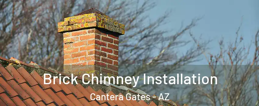 Brick Chimney Installation Cantera Gates - AZ