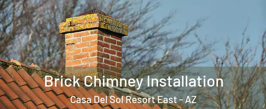 Brick Chimney Installation Casa Del Sol Resort East - AZ