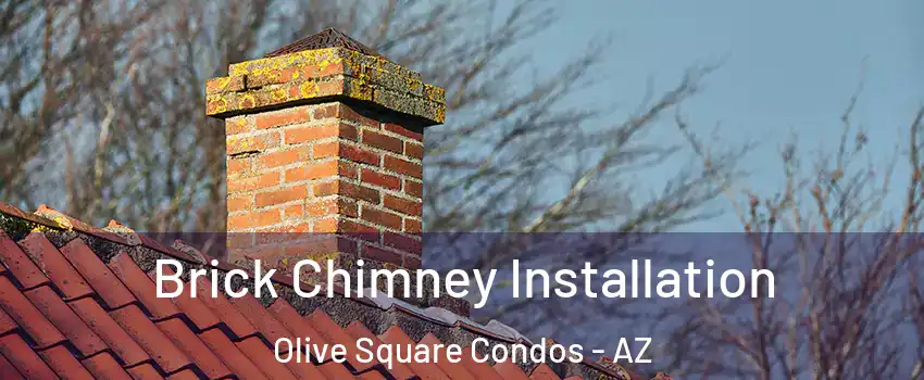 Brick Chimney Installation Olive Square Condos - AZ