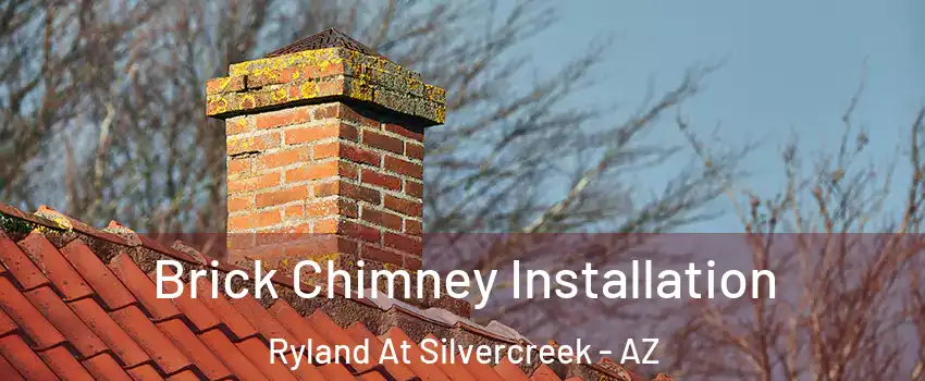 Brick Chimney Installation Ryland At Silvercreek - AZ