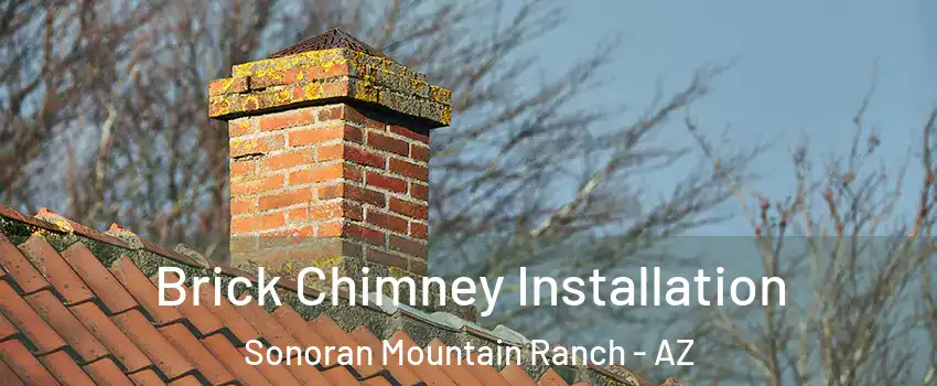 Brick Chimney Installation Sonoran Mountain Ranch - AZ