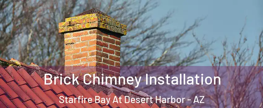 Brick Chimney Installation Starfire Bay At Desert Harbor - AZ