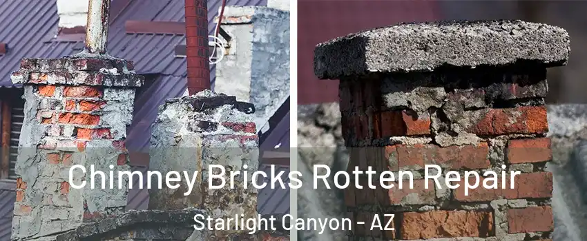 Chimney Bricks Rotten Repair Starlight Canyon - AZ