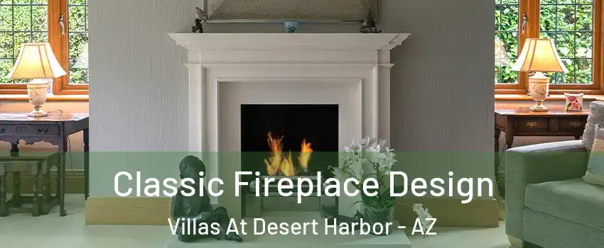 Classic Fireplace Design Villas At Desert Harbor - AZ
