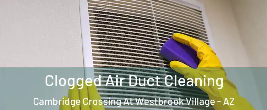 Clogged Air Duct Cleaning Cambridge Crossing At Westbrook Village - AZ