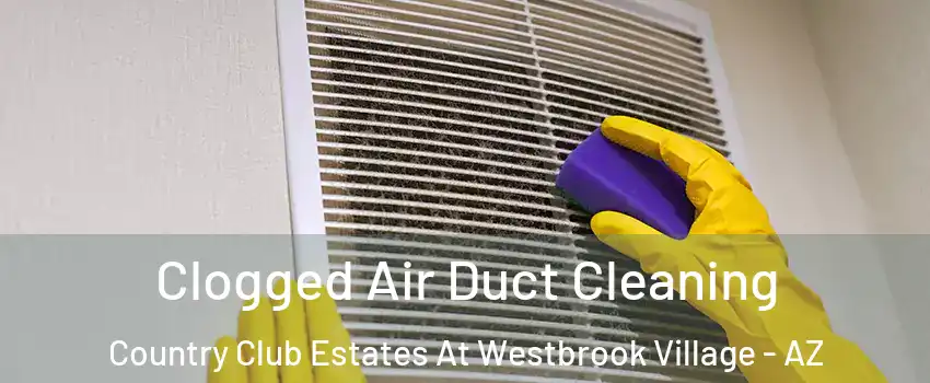 Clogged Air Duct Cleaning Country Club Estates At Westbrook Village - AZ