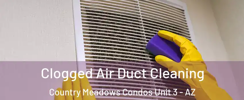 Clogged Air Duct Cleaning Country Meadows Condos Unit 3 - AZ