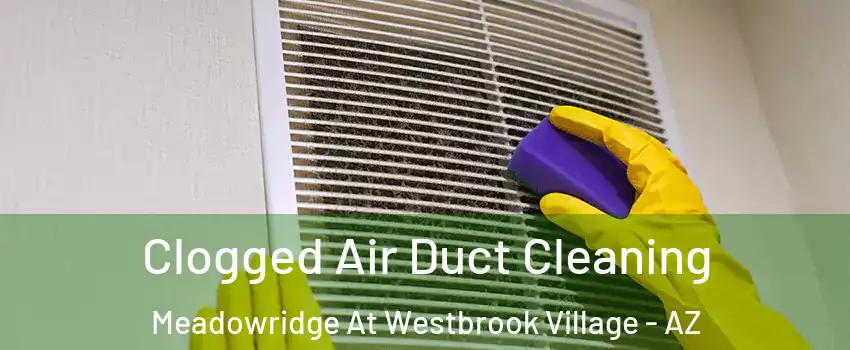Clogged Air Duct Cleaning Meadowridge At Westbrook Village - AZ