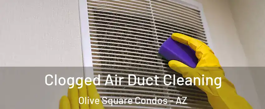 Clogged Air Duct Cleaning Olive Square Condos - AZ