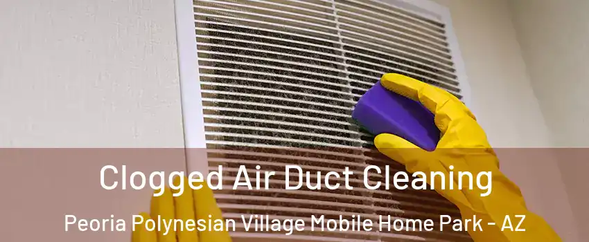 Clogged Air Duct Cleaning Peoria Polynesian Village Mobile Home Park - AZ