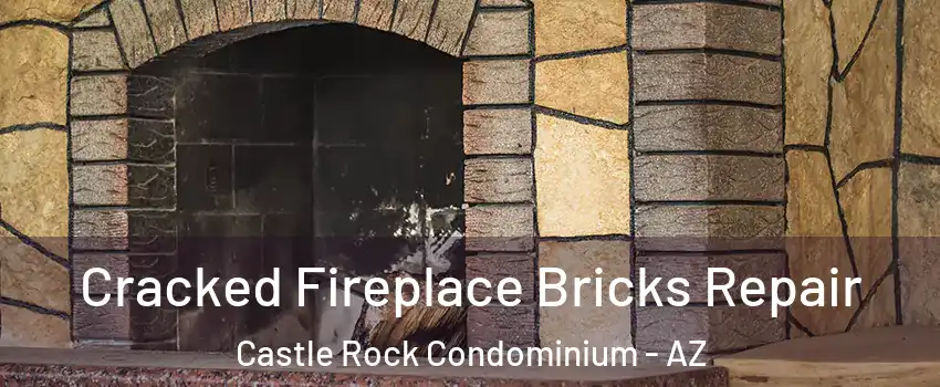 Cracked Fireplace Bricks Repair Castle Rock Condominium - AZ