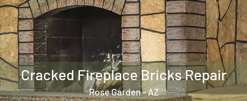 Cracked Fireplace Bricks Repair Rose Garden - AZ