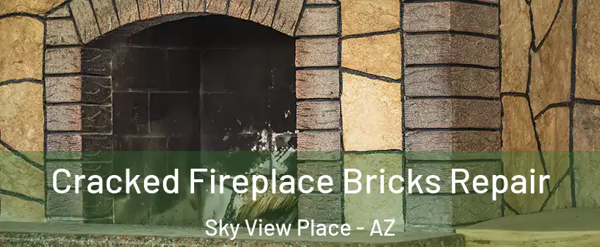 Cracked Fireplace Bricks Repair Sky View Place - AZ