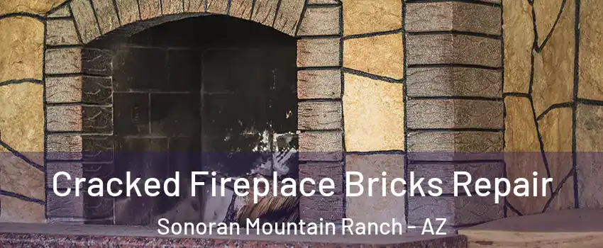 Cracked Fireplace Bricks Repair Sonoran Mountain Ranch - AZ