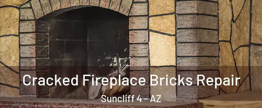 Cracked Fireplace Bricks Repair Suncliff 4 - AZ
