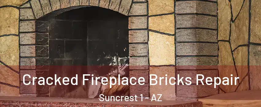 Cracked Fireplace Bricks Repair Suncrest 1 - AZ