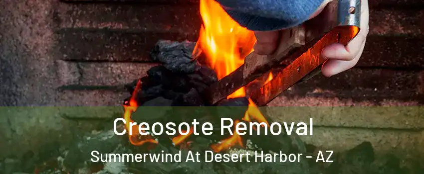 Creosote Removal Summerwind At Desert Harbor - AZ