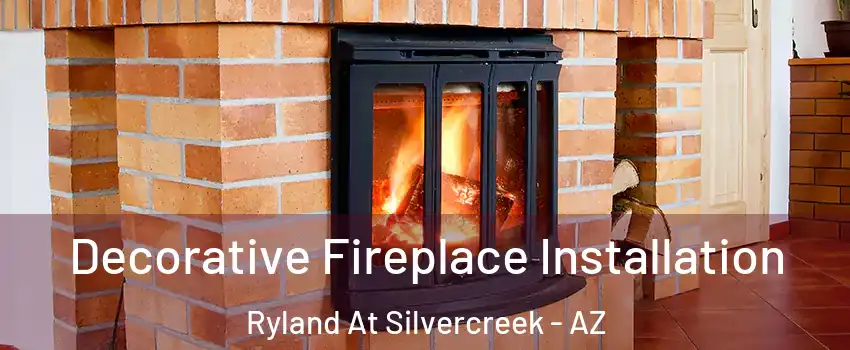 Decorative Fireplace Installation Ryland At Silvercreek - AZ