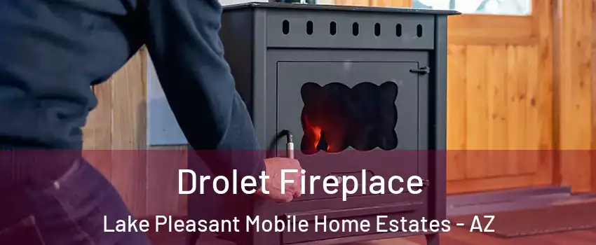 Drolet Fireplace Lake Pleasant Mobile Home Estates - AZ