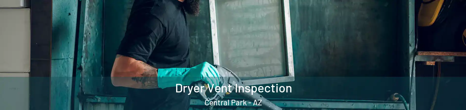 Dryer Vent Inspection Central Park - AZ