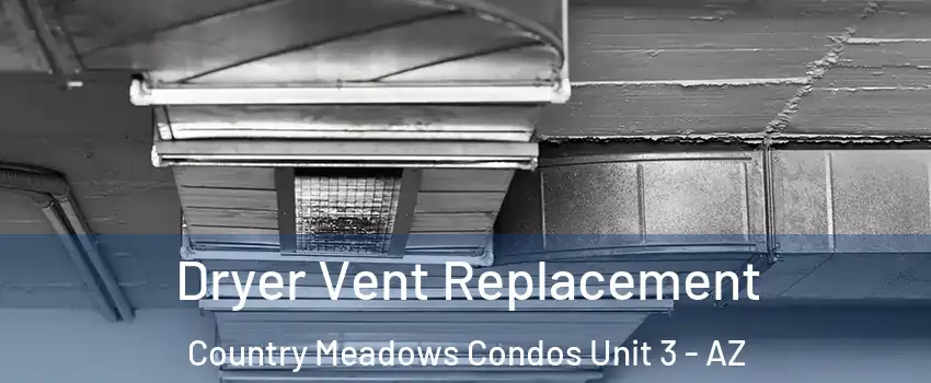 Dryer Vent Replacement Country Meadows Condos Unit 3 - AZ