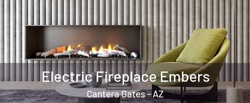 Electric Fireplace Embers Cantera Gates - AZ