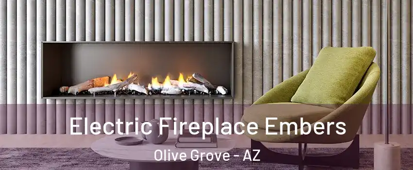 Electric Fireplace Embers Olive Grove - AZ