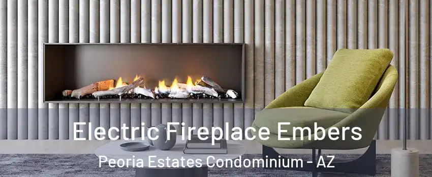 Electric Fireplace Embers Peoria Estates Condominium - AZ