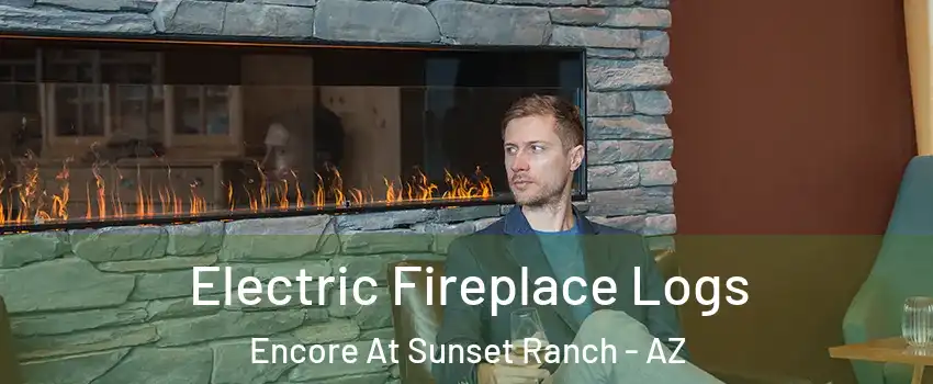 Electric Fireplace Logs Encore At Sunset Ranch - AZ