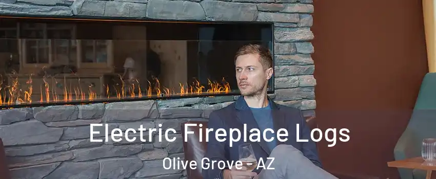 Electric Fireplace Logs Olive Grove - AZ