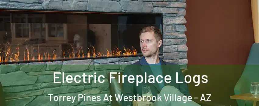 Electric Fireplace Logs Torrey Pines At Westbrook Village - AZ