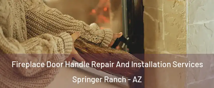 Fireplace Door Handle Repair And Installation Services Springer Ranch - AZ