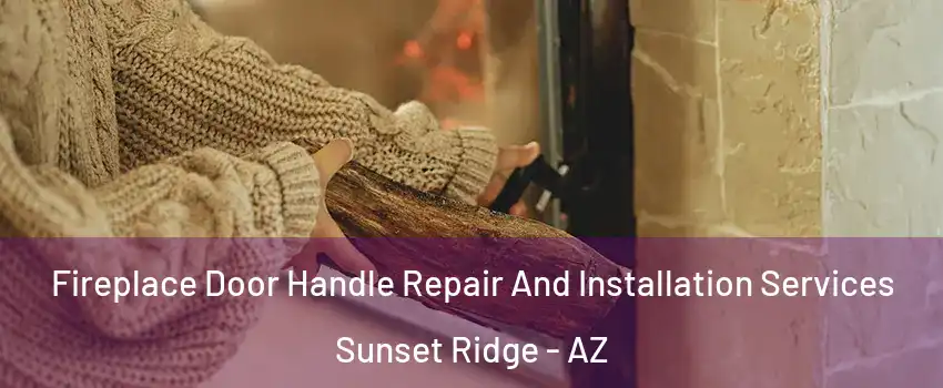 Fireplace Door Handle Repair And Installation Services Sunset Ridge - AZ