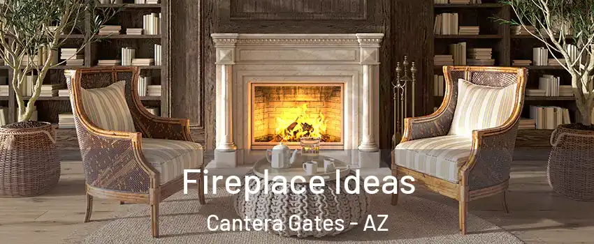 Fireplace Ideas Cantera Gates - AZ