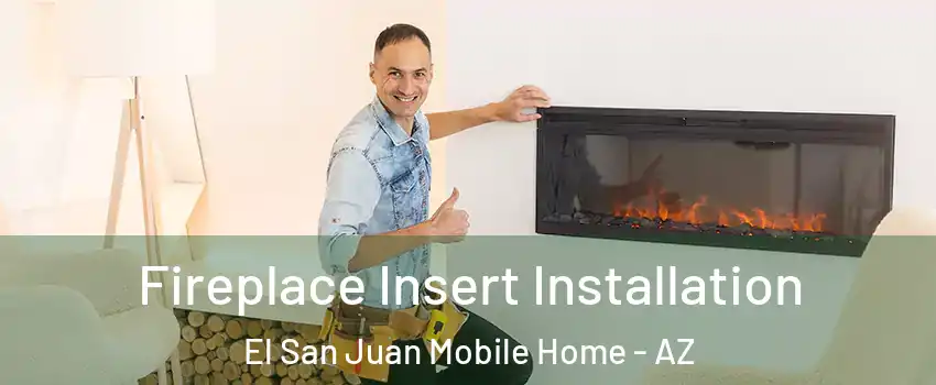 Fireplace Insert Installation El San Juan Mobile Home - AZ