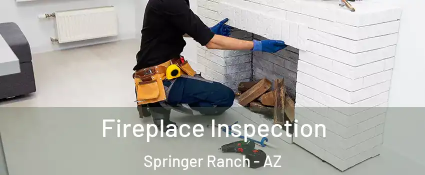 Fireplace Inspection Springer Ranch - AZ
