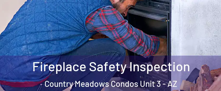 Fireplace Safety Inspection Country Meadows Condos Unit 3 - AZ