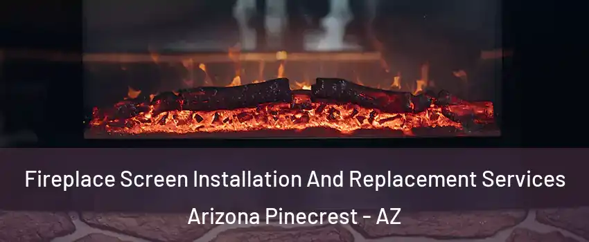 Fireplace Screen Installation And Replacement Services Arizona Pinecrest - AZ