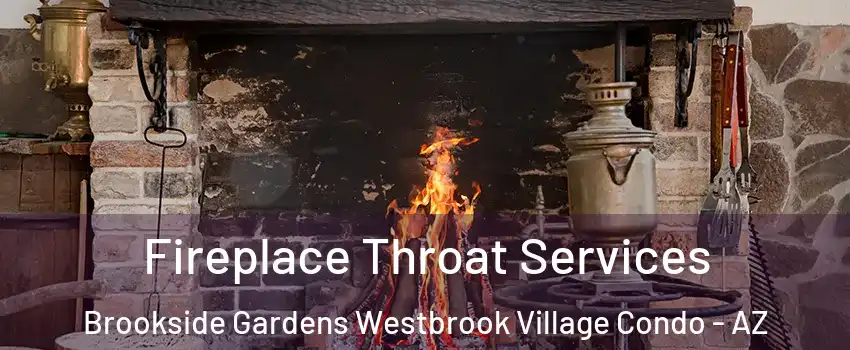 Fireplace Throat Services Brookside Gardens Westbrook Village Condo - AZ