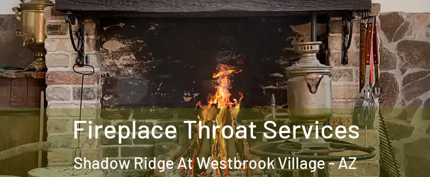Fireplace Throat Services Shadow Ridge At Westbrook Village - AZ