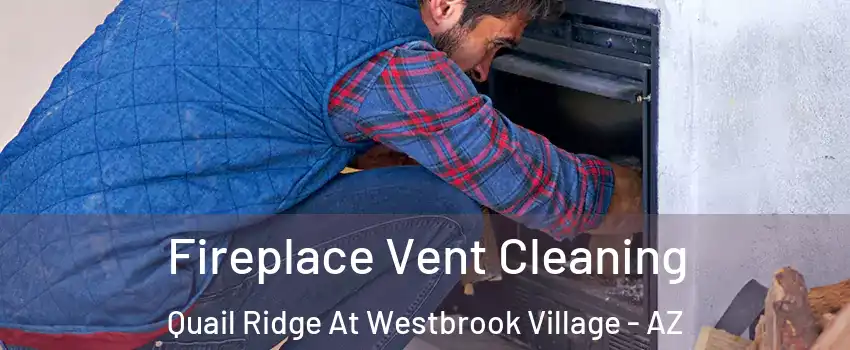 Fireplace Vent Cleaning Quail Ridge At Westbrook Village - AZ