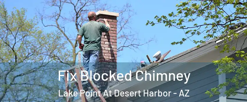 Fix Blocked Chimney Lake Point At Desert Harbor - AZ