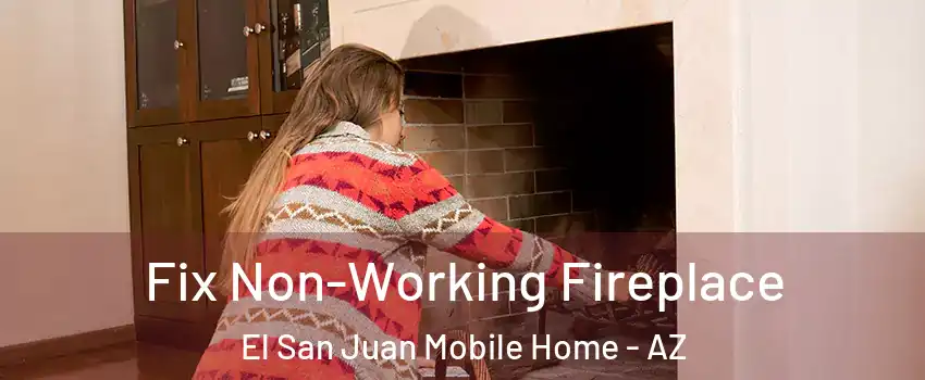 Fix Non-Working Fireplace El San Juan Mobile Home - AZ