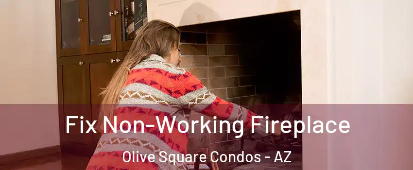 Fix Non-Working Fireplace Olive Square Condos - AZ
