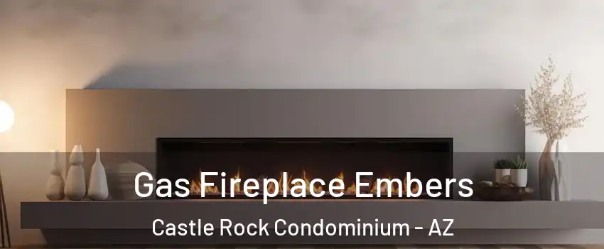Gas Fireplace Embers Castle Rock Condominium - AZ