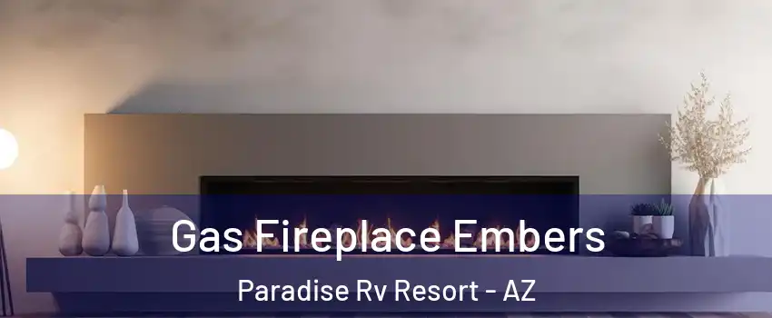 Gas Fireplace Embers Paradise Rv Resort - AZ