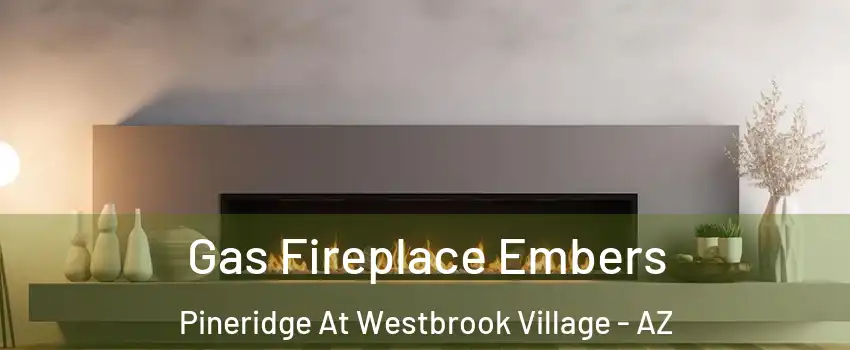 Gas Fireplace Embers Pineridge At Westbrook Village - AZ