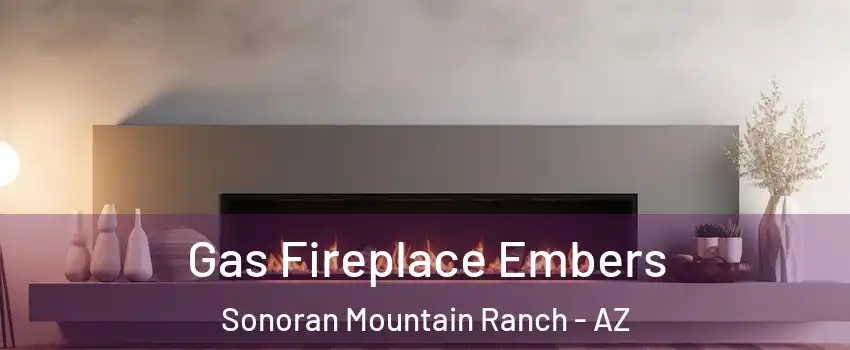 Gas Fireplace Embers Sonoran Mountain Ranch - AZ