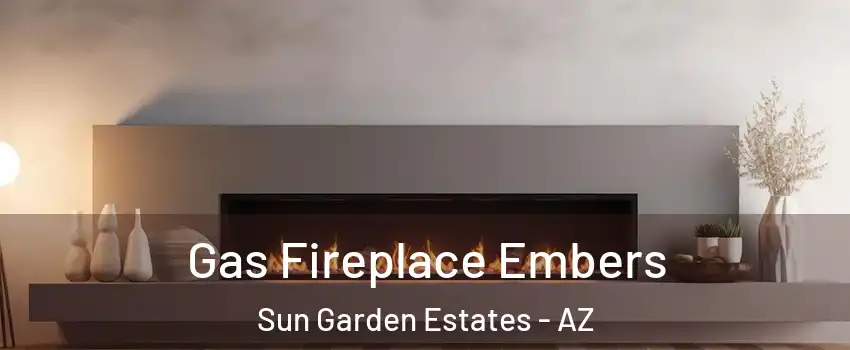 Gas Fireplace Embers Sun Garden Estates - AZ