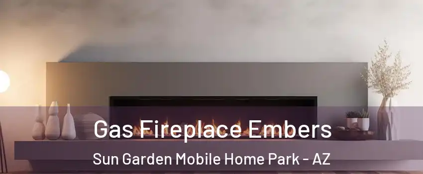 Gas Fireplace Embers Sun Garden Mobile Home Park - AZ